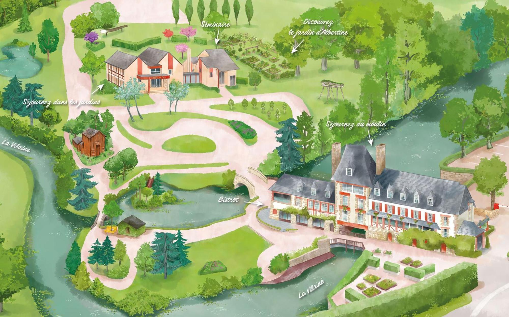Logis Ar Milin Hotel Chateaubourg  Luaran gambar
